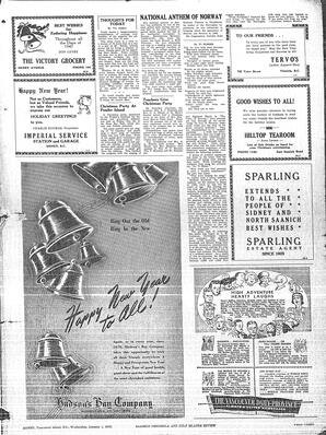 Saanich Peninsula And Gulf Islands Review Wed, January 1, 1947 (Page 3)
