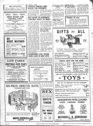 Saanich Peninsula And Gulf Islands Review Wed, December 18, 1946 (Page 10)