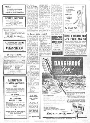 Saanich Peninsula And Gulf Islands Review Wed, August 14, 1946 (Page 7)