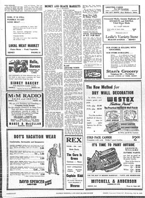 Saanich Peninsula And Gulf Islands Review Wed, July 10, 1946 (Page 8)
