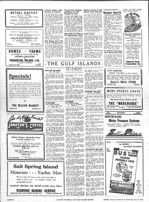 Saanich Peninsula And Gulf Islands Review Wed, July 10, 1946 (Page 6)