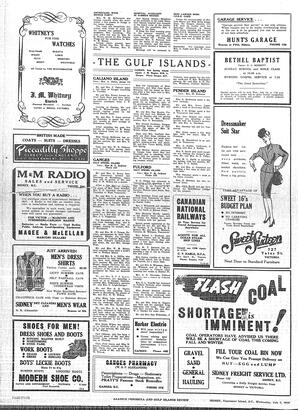 Saanich Peninsula And Gulf Islands Review Wed, July 3, 1946 (Page 4)