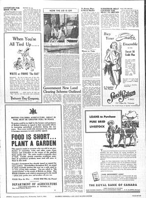Saanich Peninsula And Gulf Islands Review Wed, April 3, 1946 (Page 7)