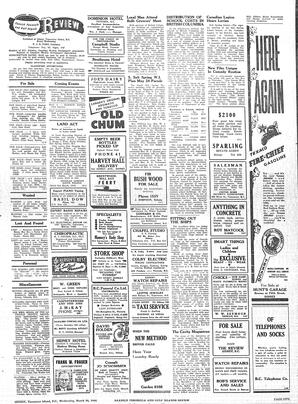 Saanich Peninsula And Gulf Islands Review Wed, March 20, 1946 (Page 5)