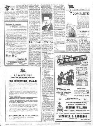 Saanich Peninsula And Gulf Islands Review Wed, March 13, 1946 (Page 3)