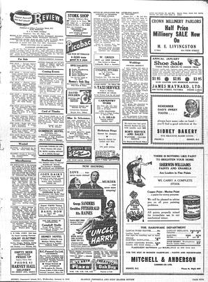 Saanich Peninsula And Gulf Islands Review Wed, January 9, 1946 (Page 5)