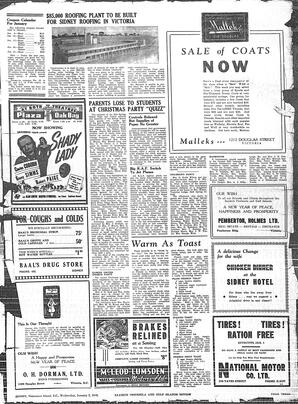 Saanich Peninsula And Gulf Islands Review Wed, January 2, 1946 (Page 3)