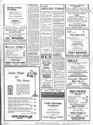 Saanich Peninsula And Gulf Islands Review Wed, November 7, 1945 (Page 6)