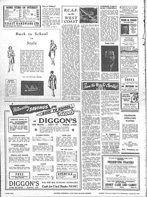 Saanich Peninsula And Gulf Islands Review Wed, August 29, 1945 (Page 2)