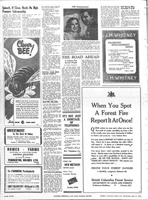 Saanich Peninsula And Gulf Islands Review Wed, July 11, 1945 (Page 4)