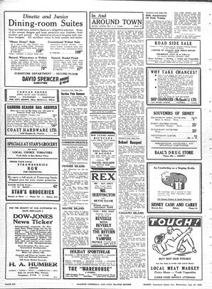 Saanich Peninsula And Gulf Islands Review Wed, June 27, 1945 (Page 6)