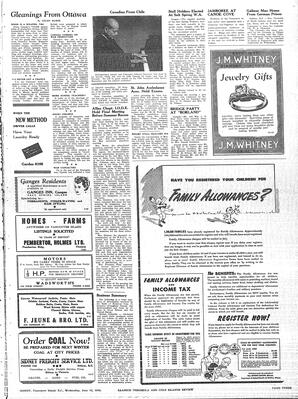 Saanich Peninsula And Gulf Islands Review Wed, June 13, 1945 (Page 3)