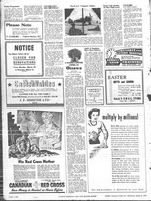 Saanich Peninsula And Gulf Islands Review Wed, March 21, 1945 (Page 4)