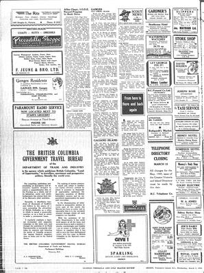 Saanich Peninsula And Gulf Islands Review Wed, March 7, 1945 (Page 4)