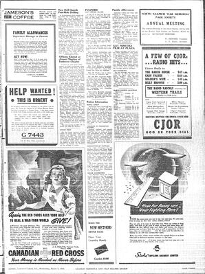 Saanich Peninsula And Gulf Islands Review Wed, March 7, 1945 (Page 3)