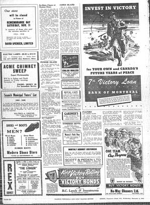 Saanich Peninsula And Gulf Islands Review Wed, November 8, 1944 (Page 6)