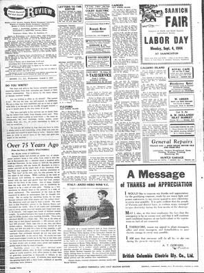 Saanich Peninsula And Gulf Islands Review Wed, August 2, 1944 (Page 2)