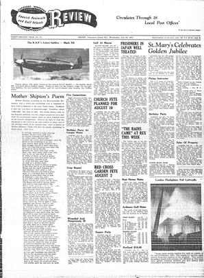 Saanich Peninsula And Gulf Islands Review Wed, July 26, 1944 (Page 1)