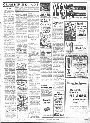 Saanich Peninsula And Gulf Islands Review Wed, May 3, 1944 (Page 5)