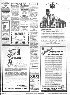 Saanich Peninsula And Gulf Islands Review Wed, March 1, 1944 (Page 2)