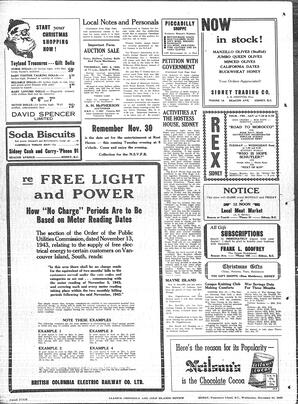 Saanich Peninsula And Gulf Islands Review Wed, November 24, 1943 (Page 4)