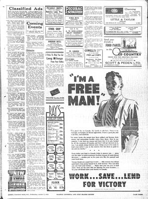 Saanich Peninsula And Gulf Islands Review Wed, October 7, 1942 (Page 3)