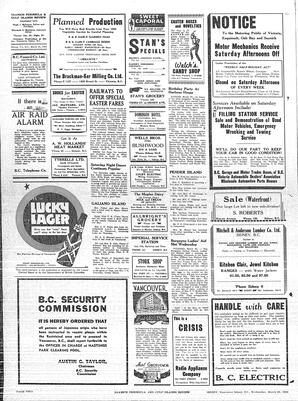 Saanich Peninsula And Gulf Islands Review Wed, March 25, 1942 (Page 2)