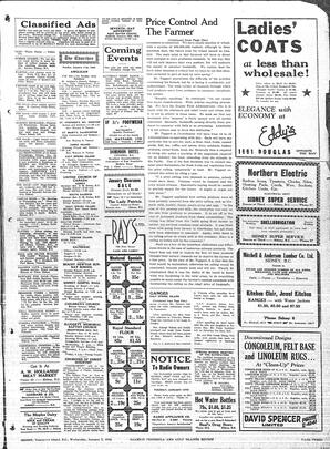 Saanich Peninsula And Gulf Islands Review Sun, January 4, 1942 (Page 3)