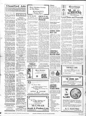 Saanich Peninsula And Gulf Islands Review Wed, December 24, 1941 (Page 5)