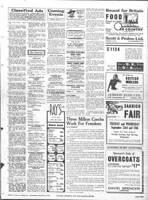 Saanich Peninsula And Gulf Islands Review Wed, September 3, 1941 (Page 5)