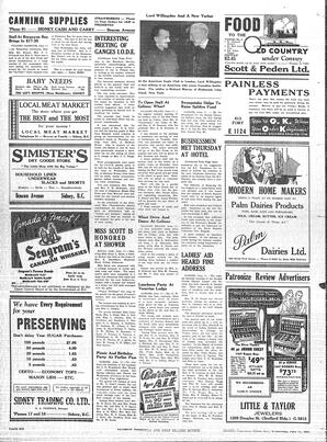 Saanich Peninsula And Gulf Islands Review Wed, June 11, 1941 (Page 6)
