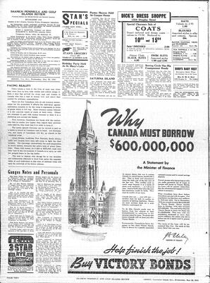 Saanich Peninsula And Gulf Islands Review Wed, May 28, 1941 (Page 2)