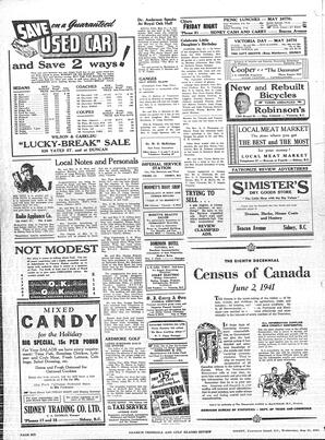 Saanich Peninsula And Gulf Islands Review Wed, May 21, 1941 (Page 6)