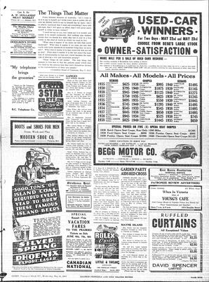Saanich Peninsula And Gulf Islands Review Wed, May 21, 1941 (Page 5)