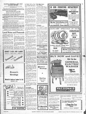 Saanich Peninsula And Gulf Islands Review Wed, January 1, 1941 (Page 2)