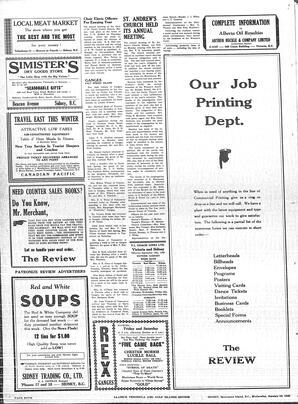 Saanich Peninsula And Gulf Islands Review Thu, October 24, 1940 (Page 4)