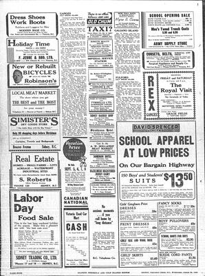 Saanich Peninsula And Gulf Islands Review Wed, August 28, 1940 (Page 4)
