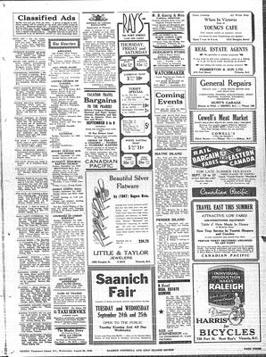 Saanich Peninsula And Gulf Islands Review Wed, August 28, 1940 (Page 3)
