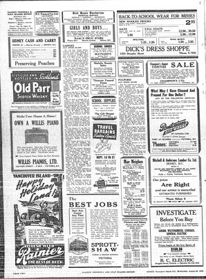 Saanich Peninsula And Gulf Islands Review Wed, August 28, 1940 (Page 2)