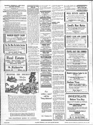 Saanich Peninsula And Gulf Islands Review Wed, June 19, 1940 (Page 2)