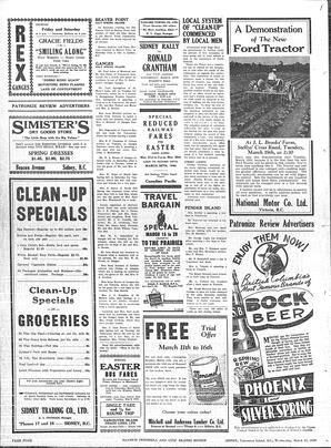 Saanich Peninsula And Gulf Islands Review Wed, March 13, 1940 (Page 4)