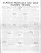 Saanich Peninsula And Gulf Islands Review Wed, May 11, 1938
