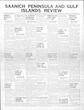 Saanich Peninsula And Gulf Islands Review Wed, March 23, 1938