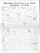 Saanich Peninsula And Gulf Islands Review Wed, March 3, 1937