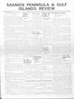 Saanich Peninsula And Gulf Islands Review Wed, January 27, 1937