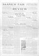 Saanich Peninsula And Gulf Islands Review Wed, August 10, 1932