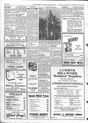 Saanich Peninsula And Gulf Islands Review Wed, March 22, 1950 (Page 10)