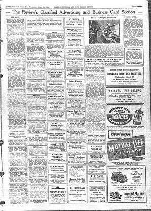 Saanich Peninsula And Gulf Islands Review Wed, March 22, 1950 (Page 7)
