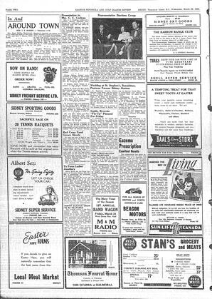 Saanich Peninsula And Gulf Islands Review Wed, March 22, 1950 (Page 2)