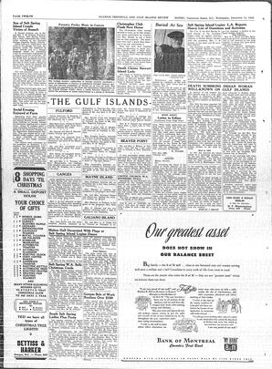 Saanich Peninsula And Gulf Islands Review Wed, December 14, 1949 (Page 12)